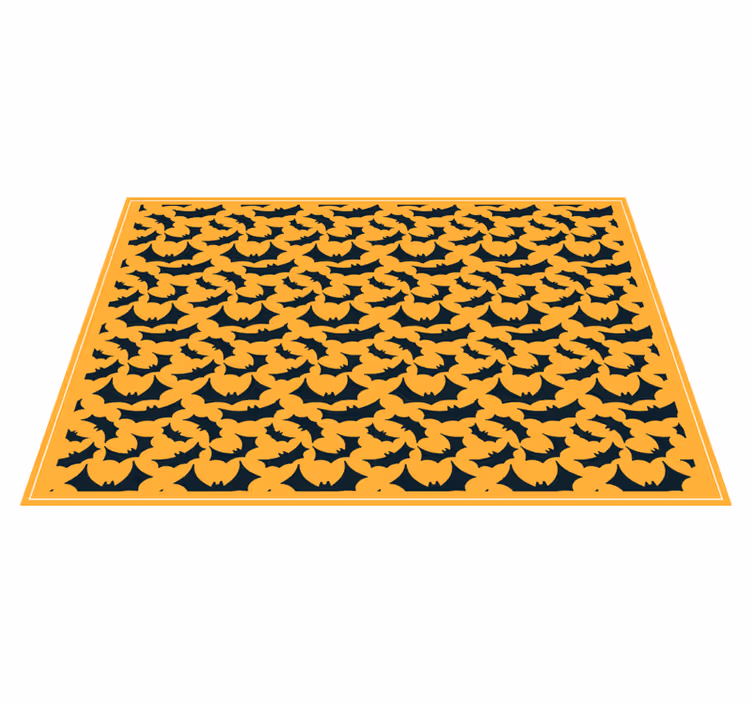 Tischset halloween mit fledermausmuster overlay - TenStickers