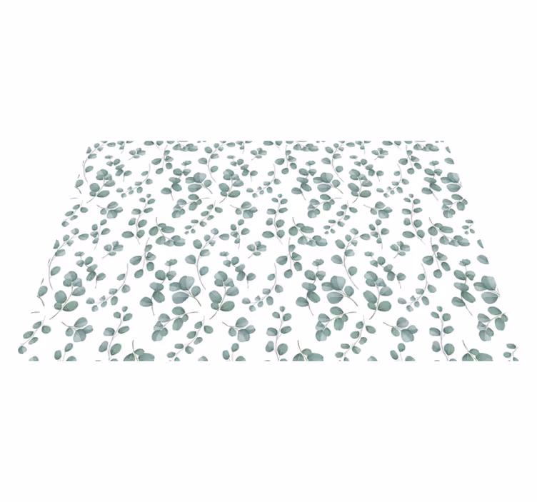 Tischset textur eukalyptusblatt muster - TenStickers