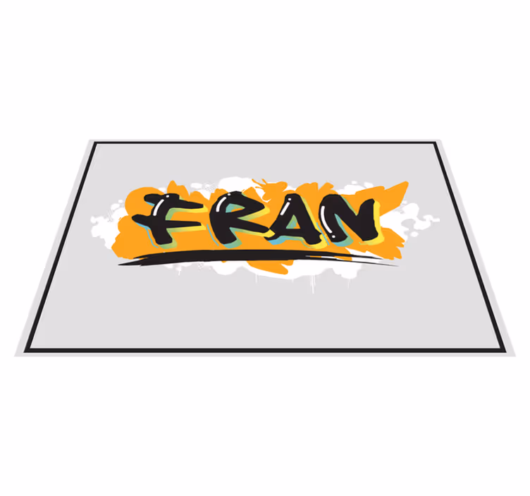 Tischset mit Namen Bunte graffiti im urbanen stil - TenStickers