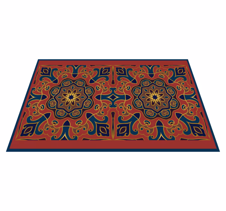 Tischsets originell mit filigranem blumendesign - TenStickers