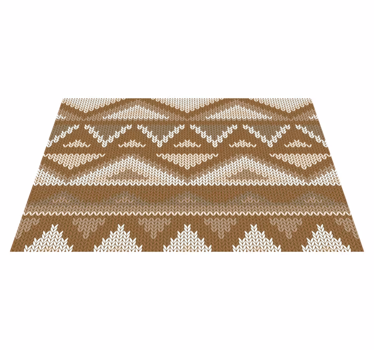Tischset textur mit gestricktem muster - TenStickers