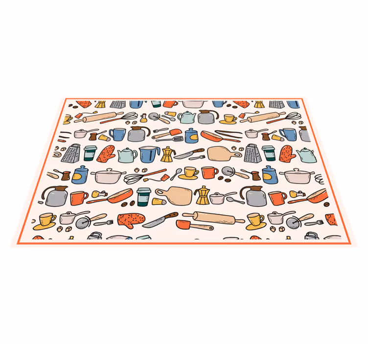 Tischsets originell küchengeräte sortiment - TenStickers