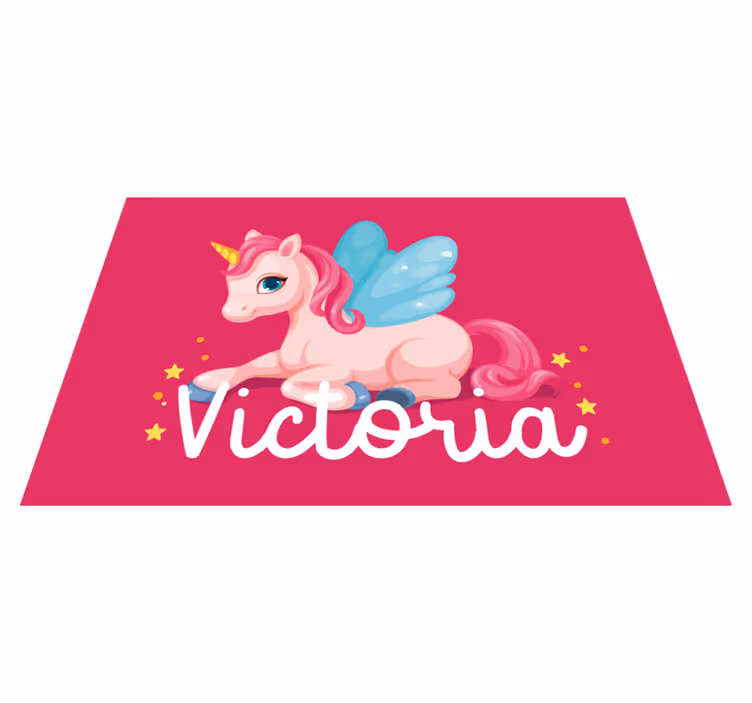 Tischset kinder mit verspielter einhorn-illustration - TenStickers