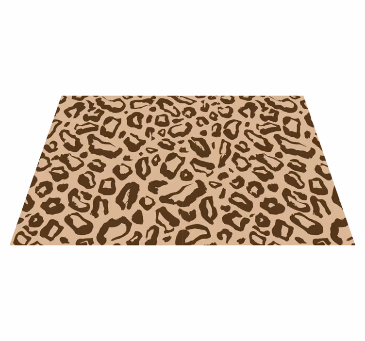 Tischset textur im leopardenmuster - TenStickers