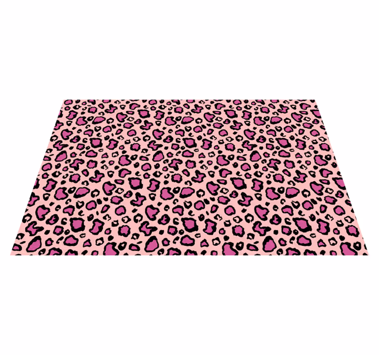 Tischsets originell im pinken leopardenmuster - TenStickers
