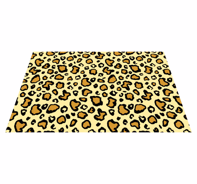 Tischsets originell mit leopardenfell-motiv - TenStickers