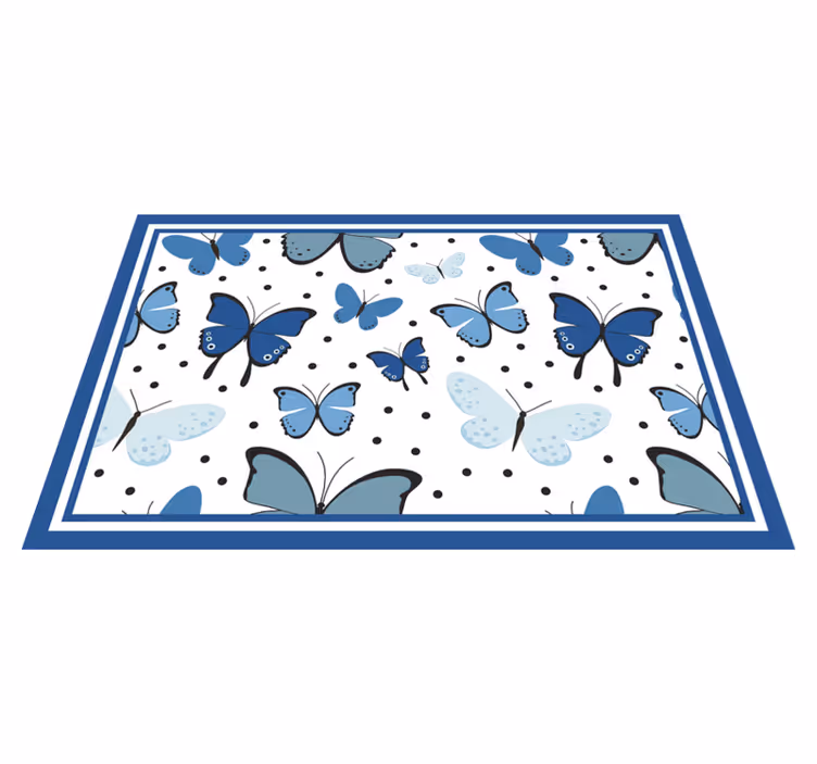 Tischset kinder mit schmetterlingsmuster - TenStickers
