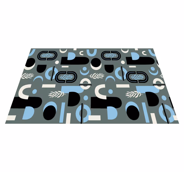 Tischset modern mit geometrischer musterkomposition - TenStickers