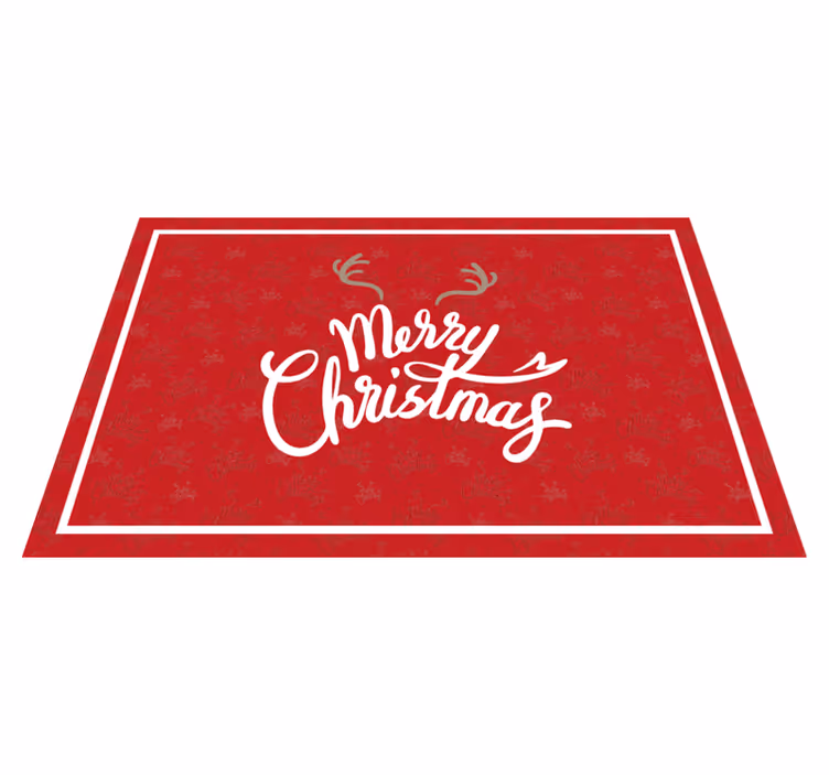Tischset weihnachten fröhliche weihnachtsgrüße - TenStickers