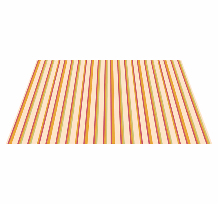 Tischset modern Retro-pastell-streifenmuster - TenStickers