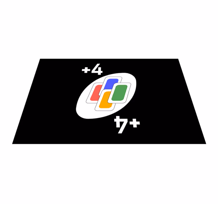 Tischsets originell im design von kartenspielen - TenStickers