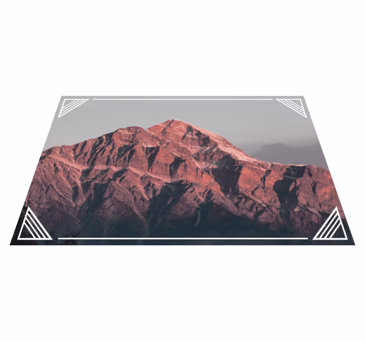 Tischset modern berglandschaft ruhe - TenStickers