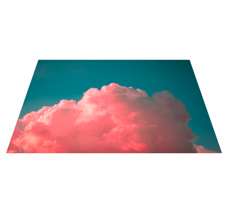Tischset modern in zartem wolkenrosa - TenStickers