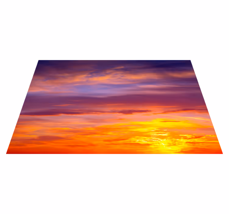 Tischset modern sonnenuntergangshorizont - TenStickers