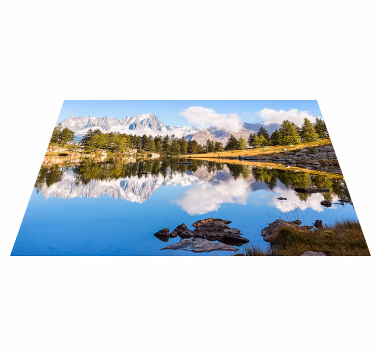Tischset modern mit malerischer berglandschaft - TenStickers