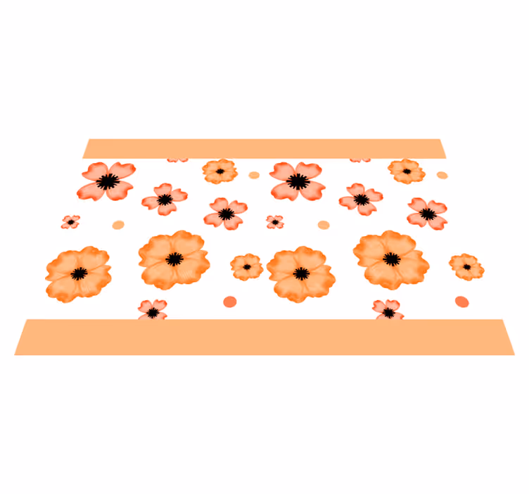Tischset kinder mit floralen mustern - TenStickers