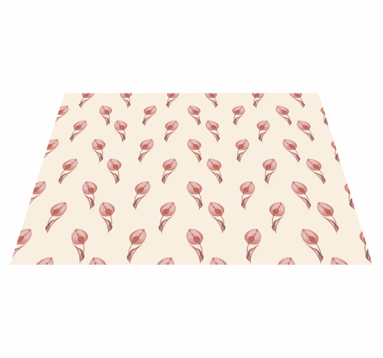 Tischsets originell mit zartem blumenmuster - TenStickers
