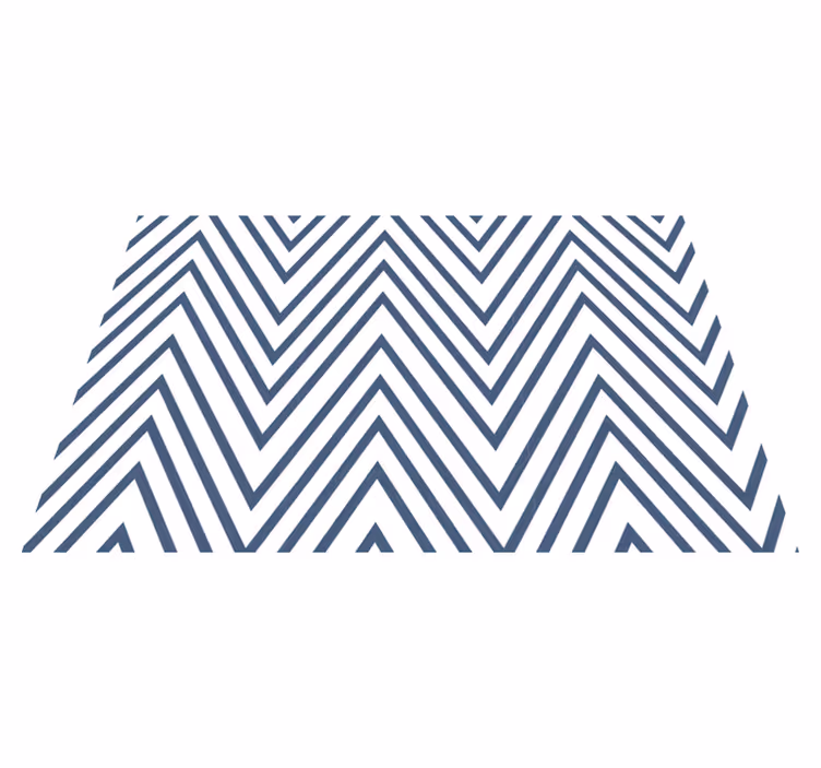 Tischset modern mit elegantem zickzackmuster - TenStickers