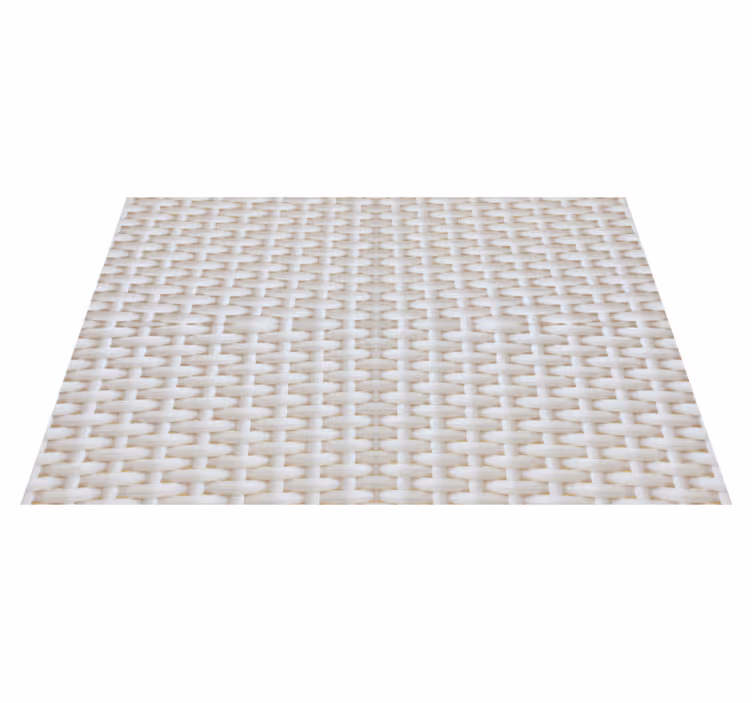 Tischset Textur Weißer rattan-effekt - TenStickers