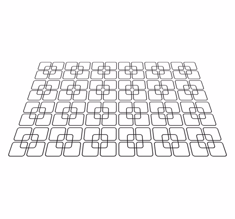 Tischset textur mit geometrischem muster - TenStickers