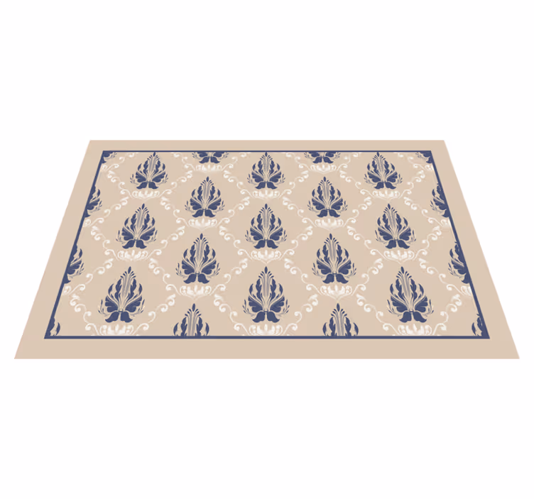 Tischset textur anmutiges blatt design - TenStickers