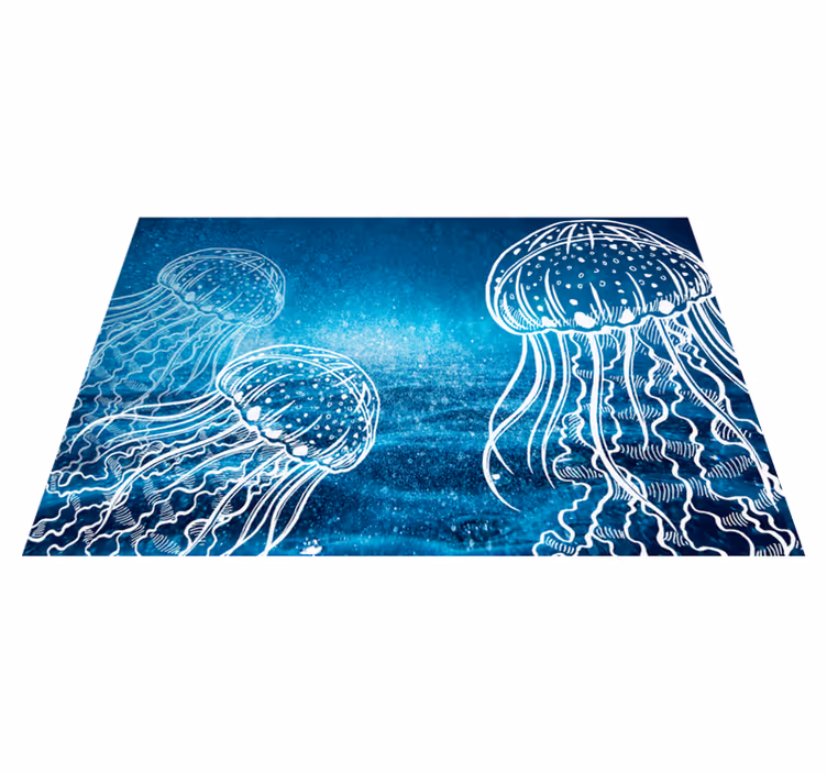Tischsets originell medusen-ozeanszene - TenStickers