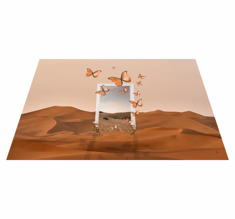 Tischsets originell schmetterlinge im rahmen - TenStickers