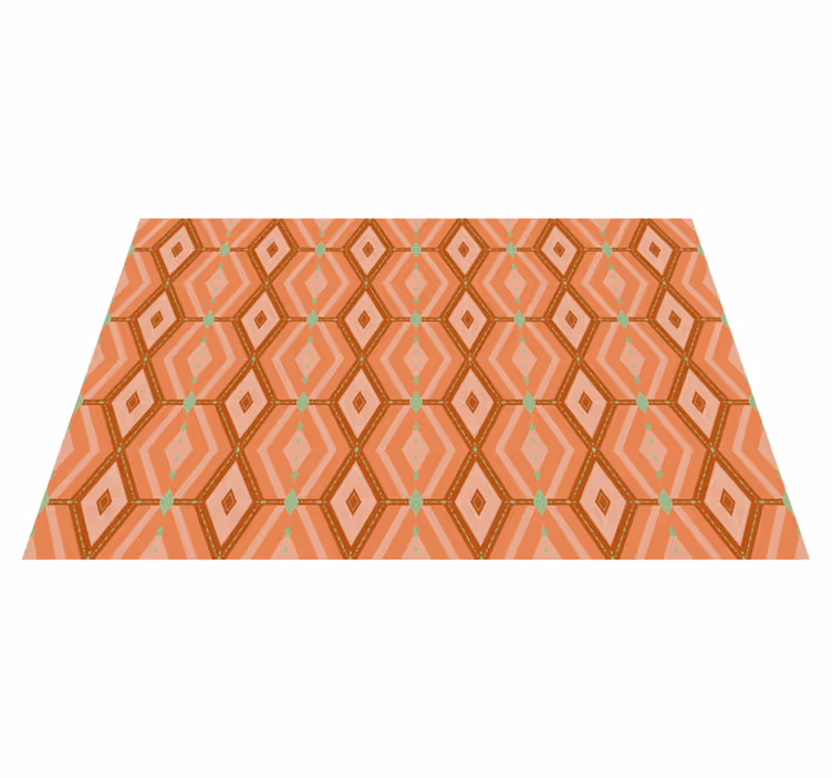 Tischset textur mit geometrischem sechseckigem muster - TenStickers