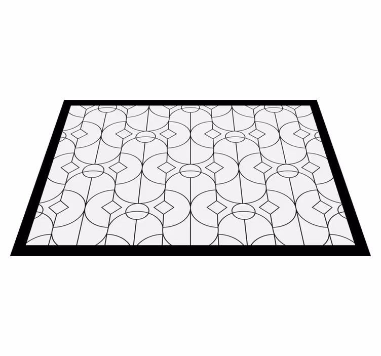 Tischset modern im geometrischen musterstil - TenStickers