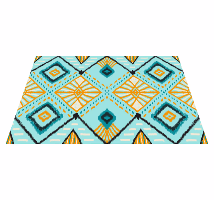 Tischset textur mit abstraktem geometrischen muster - TenStickers