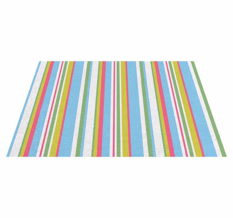 Tischset textur bunte streifenoberfläche - TenStickers
