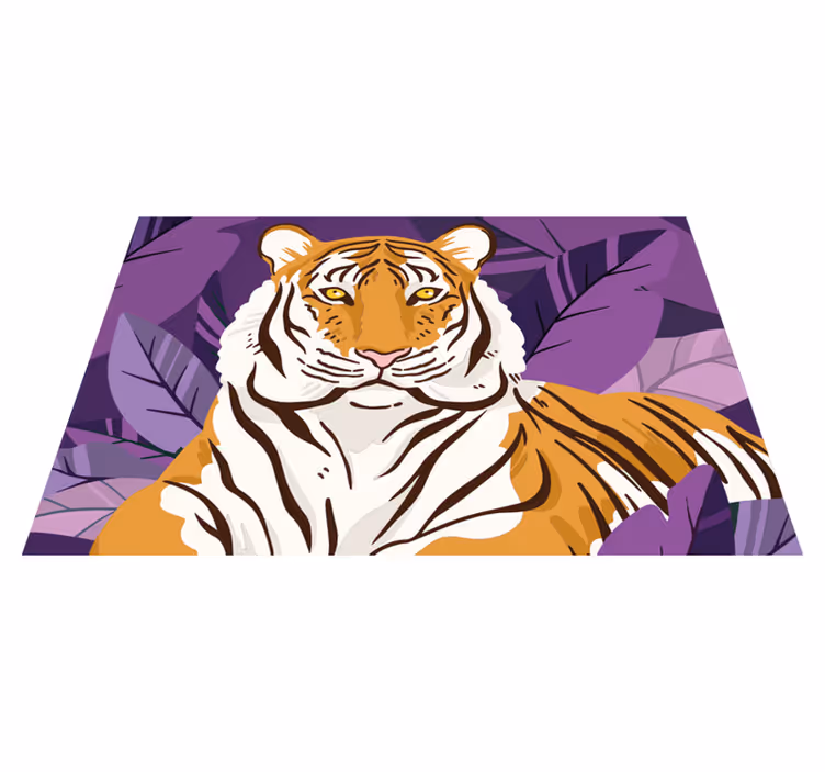 Tischset kinder majestätisches tigerporträt - TenStickers