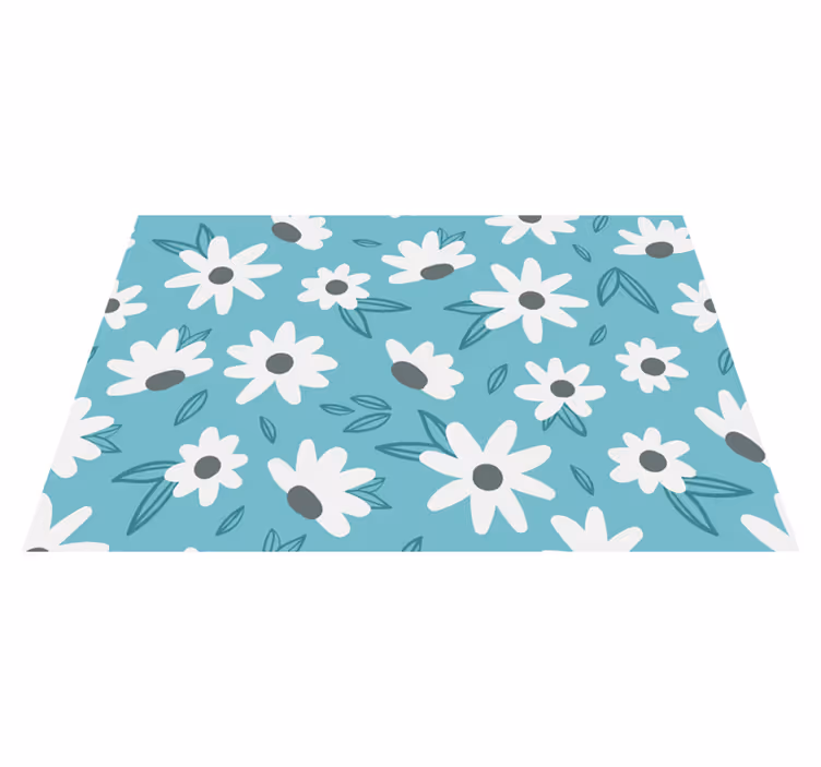 Tischset modern "oma chic" blumen - TenStickers