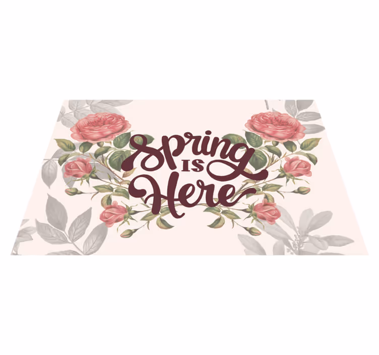 Tischset Zuhause der frühling ist da - TenStickers