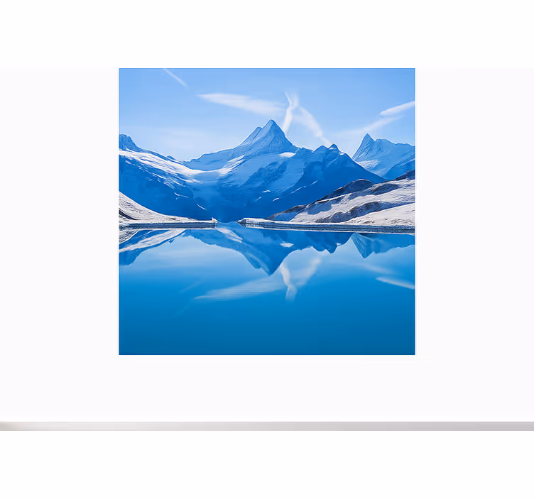 Fototapete Berge bachalpsee-reflexionen - TenStickers