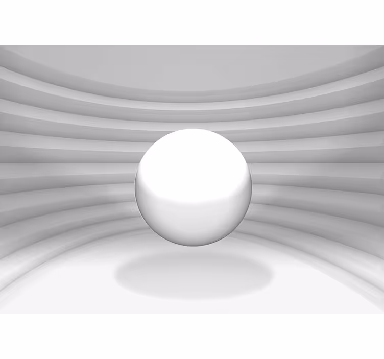 Fototapete 3D sphärische optische täuschung - TenStickers
