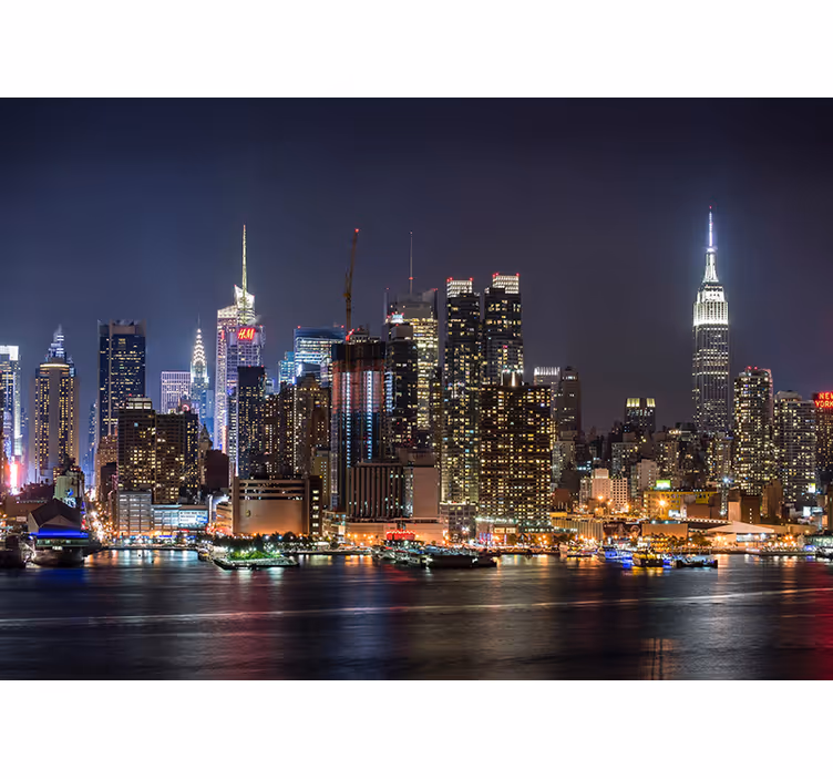 Nacht in New York Wandtapete - TenStickers