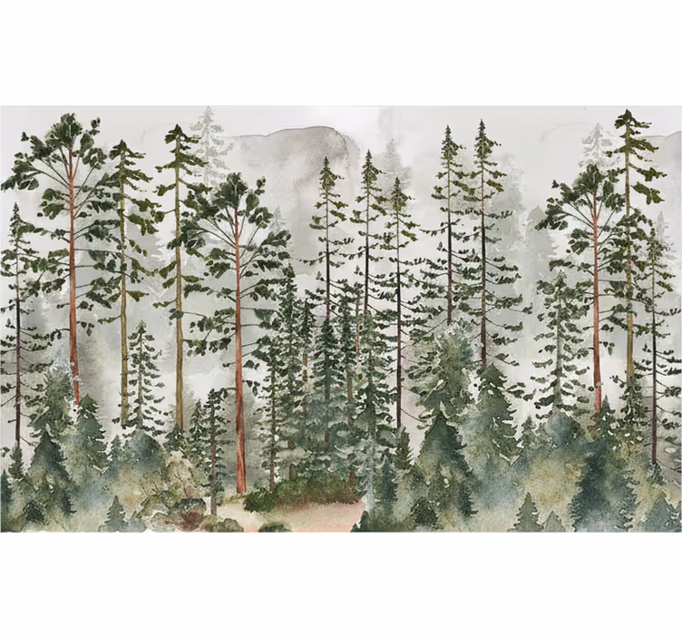 Fototapete wald kinderzimmer woodland - TenStickers