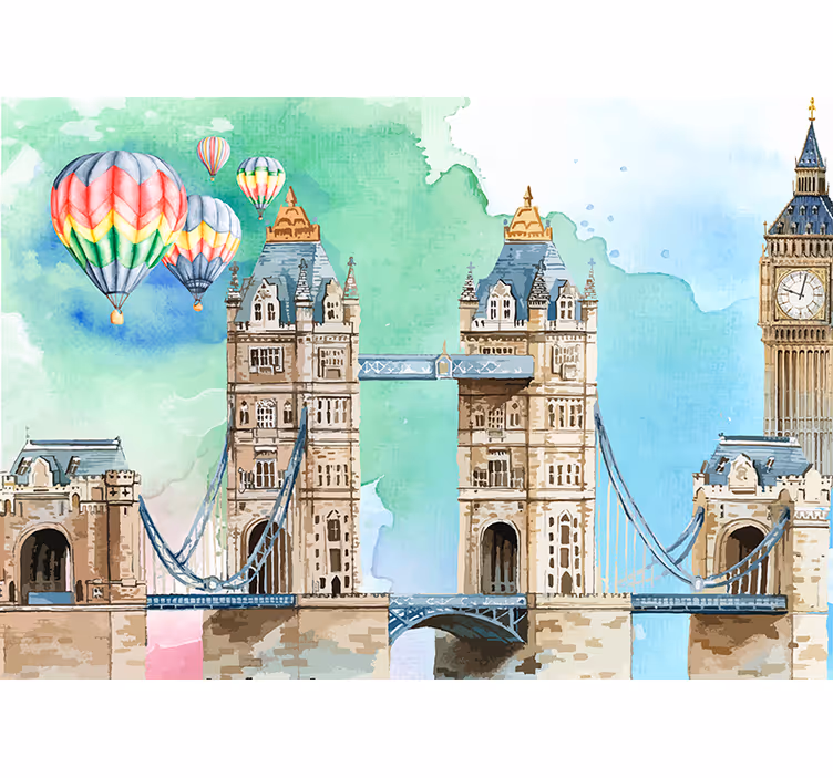 Fototapete London london-ballon-abenteuer - TenStickers
