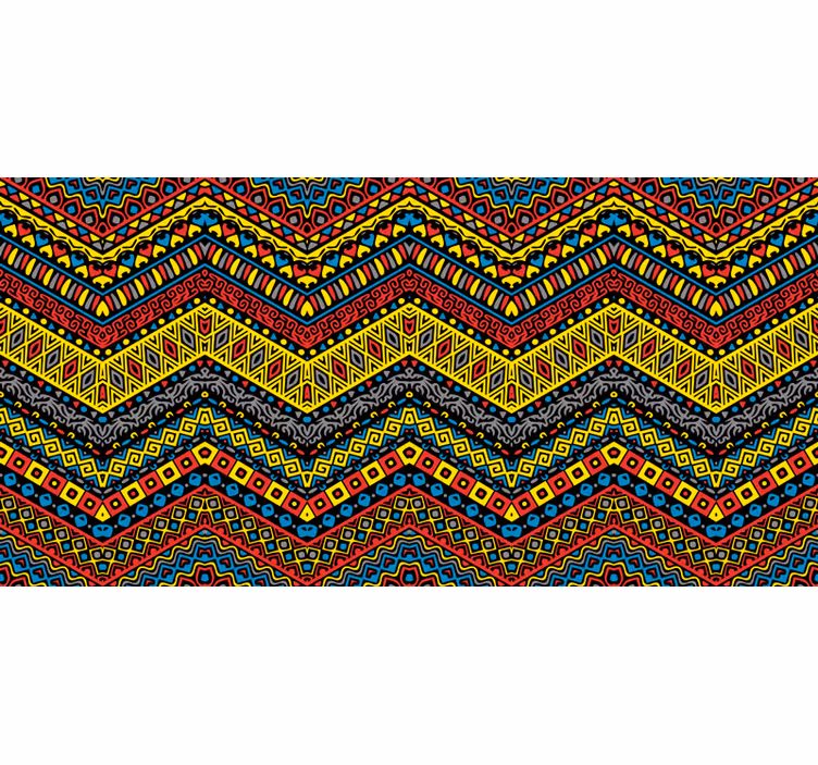 Fototapete afrikanisch buntes tribal-muster - TenStickers