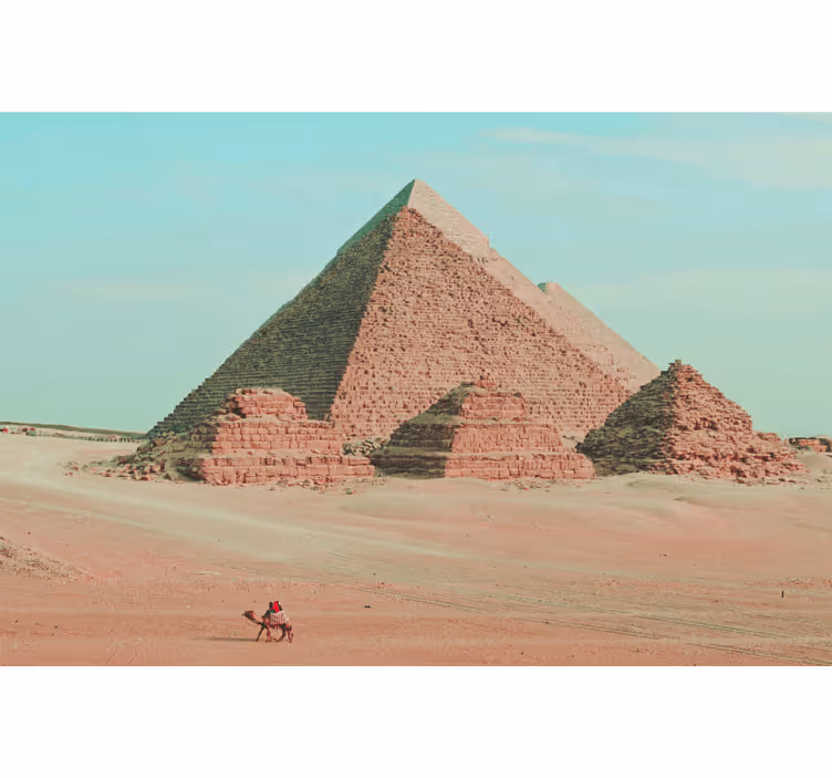 Fototapete afrikanisch pyramiden ästhetische fotografie - TenStickers