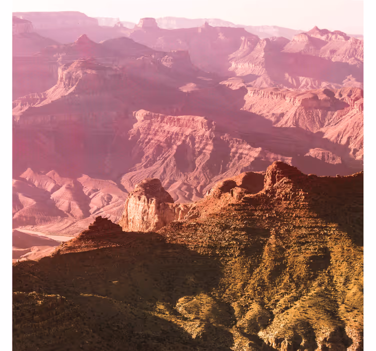 Fototapete wüste in ästhetischen farben des grand canyons - TenStickers
