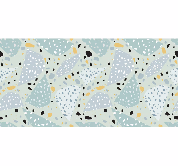Fototapete badezimmer geometrisches terrazzo - TenStickers