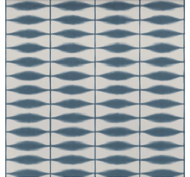 Fototapete badezimmer im shibori denim stil - TenStickers