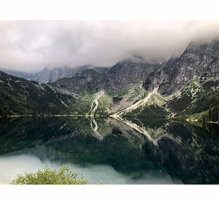 Fototapete grün morskie oko see - TenStickers