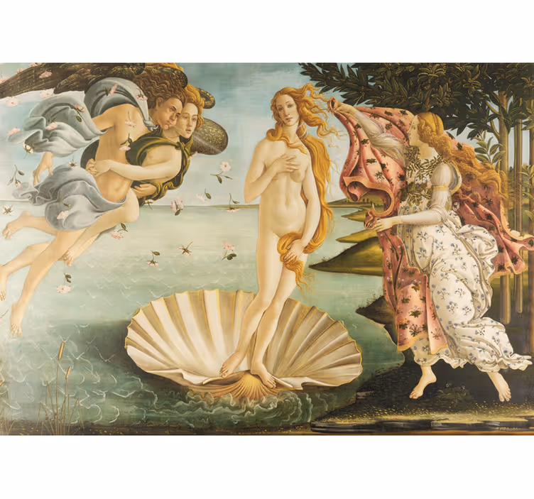 Fototapete eingang die geburt der venus - TenStickers