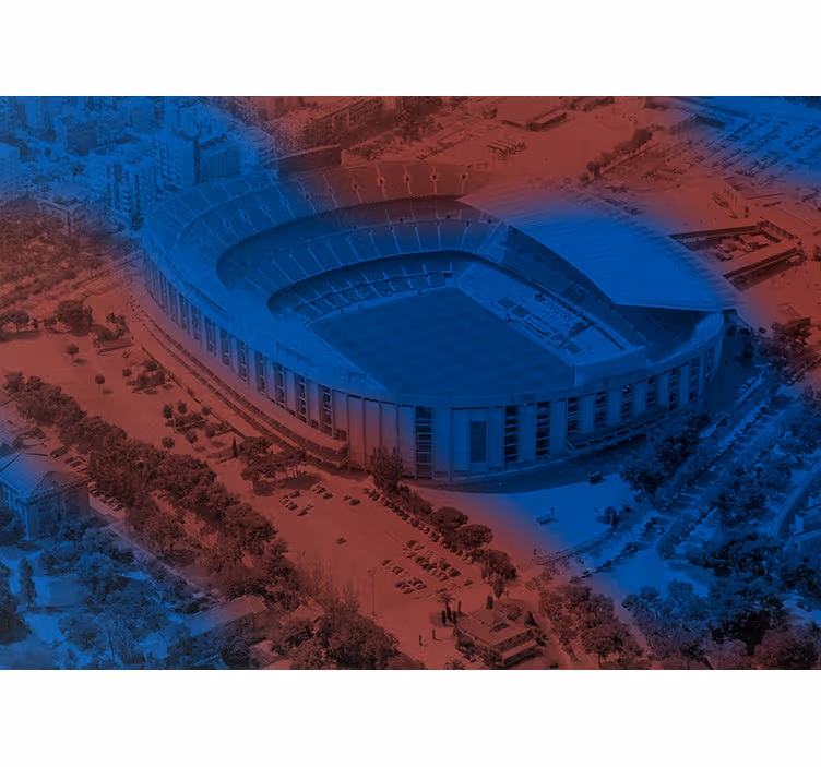 Barcelona Camp Nou Stadt Fototapete - TenStickers