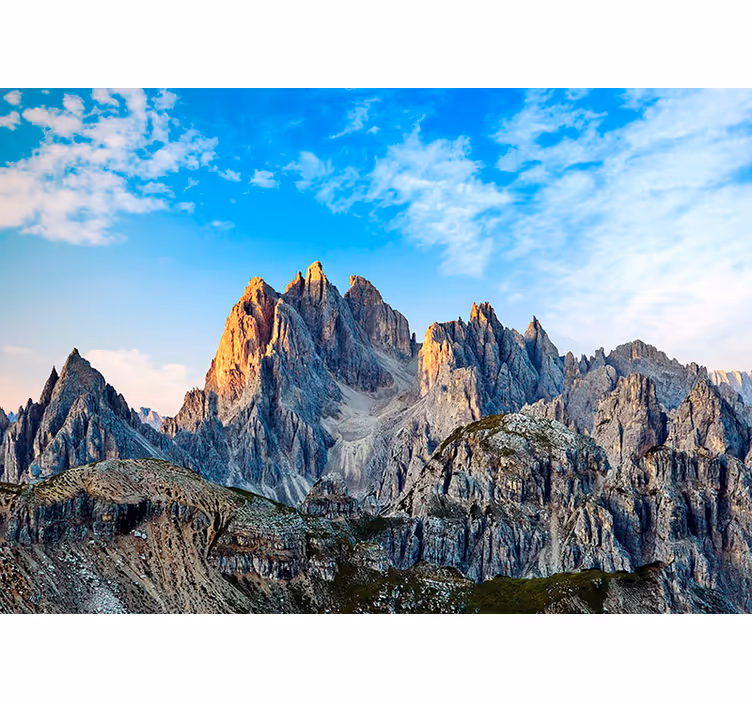 Drei Gipfel Dolomiten Berg Fototapete - TenStickers