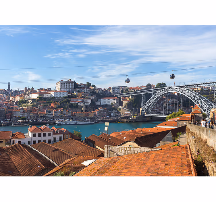 Porto Panorama Fototapete - TenStickers