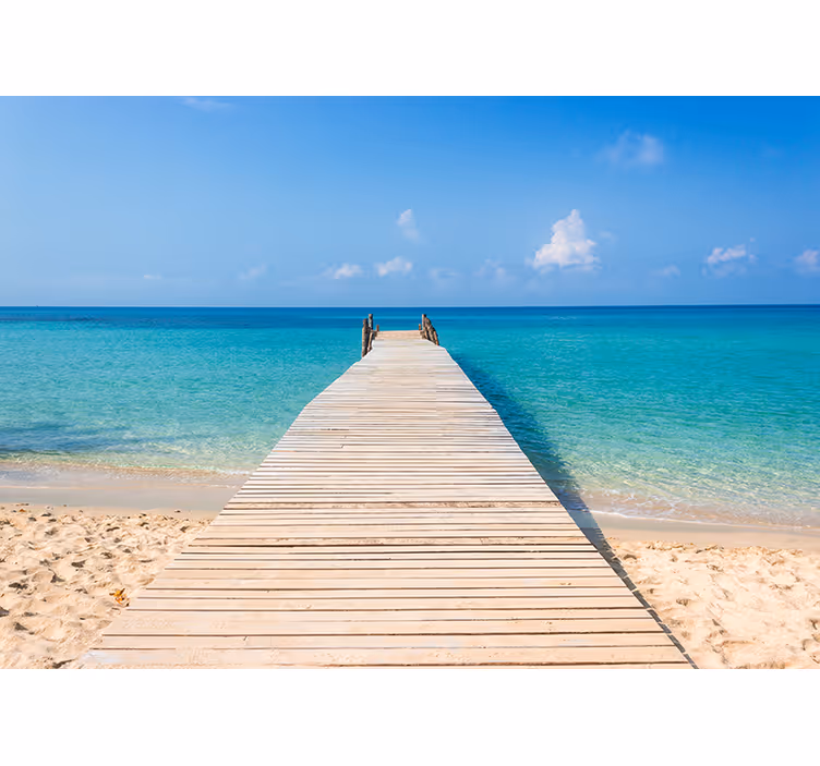 Am Strand Meer Wandtapete - TenStickers